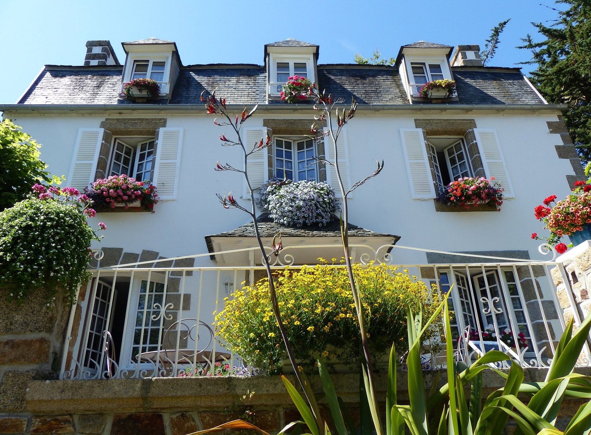 CHAMBRES & TABLES D'HÔTES Baie De MORLAIX Demeure Des Tilleuls, Chambre d'Hôtes à Locquénolé
