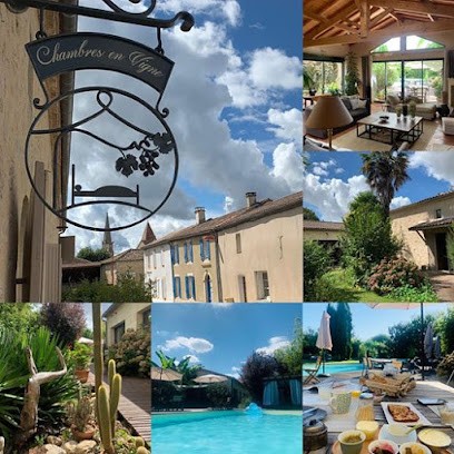 Chambres En Vigne - Chambres D'hôtes Et Gîte De Charme Proche St Emilion Entre Bordeaux Et Bergerac, Chambre d'Hôtes à Ruch