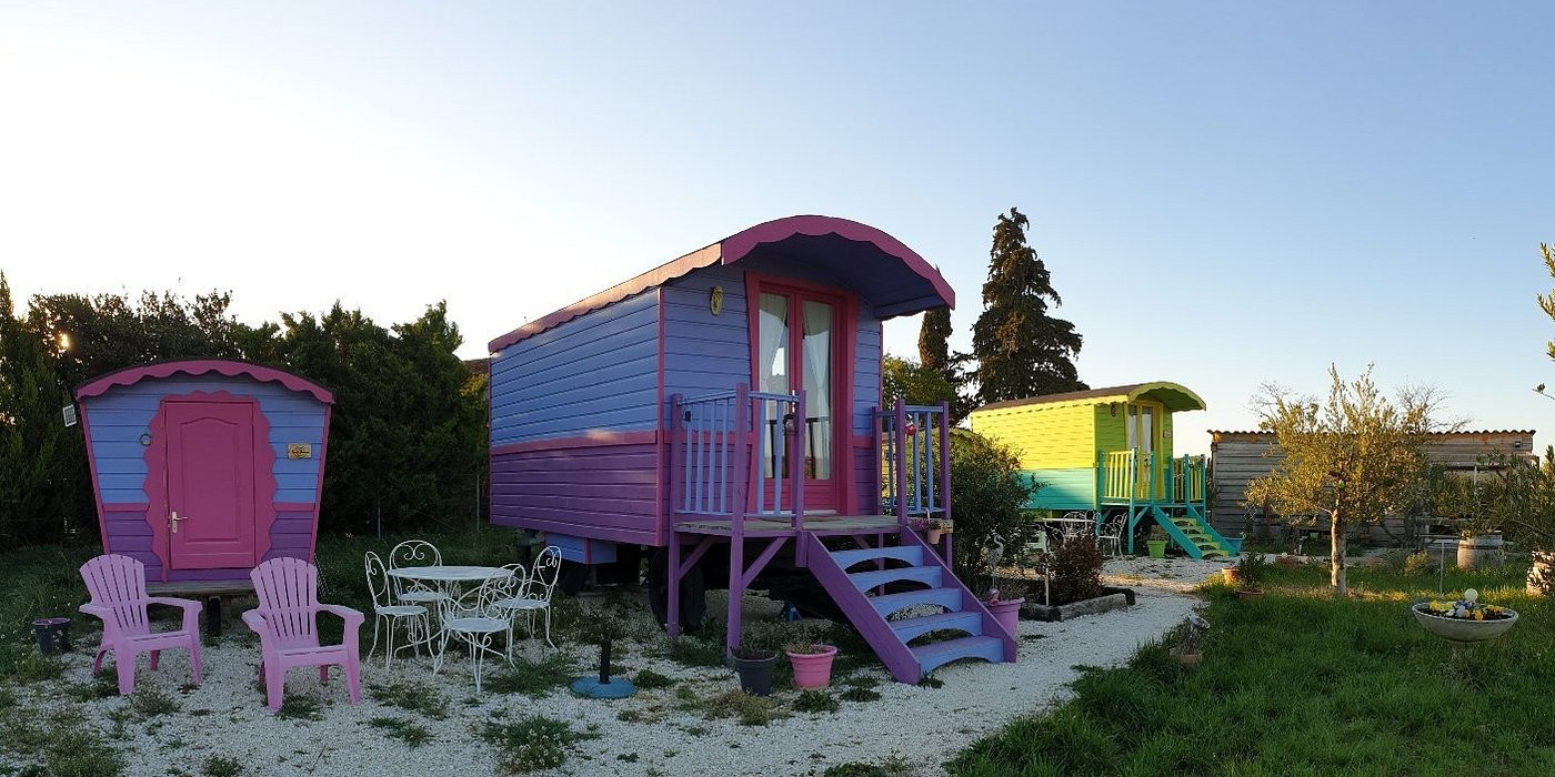 Les Roulottes D’YGUARIS, Chambre d'Hôtes à Cairanne