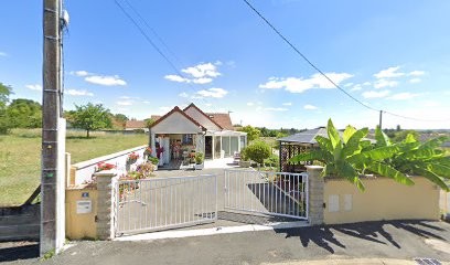 white house with swimming pool, Chambre d'Hôtes à Châtellerault