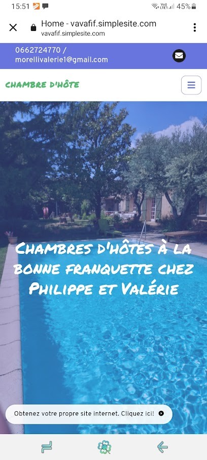 Chez Philippe Et Valérie à La Bonne Franquette, Chambre d'Hôtes à Roquemaure