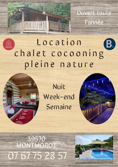 Chalet cocooning pleine nature, Location de Vacances à Montmorot