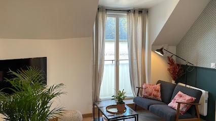 L’émeraude - 2 chambres - Cœur du village - 5km des plages, Location de Vacances à Saint-Méloir-des-Ondes