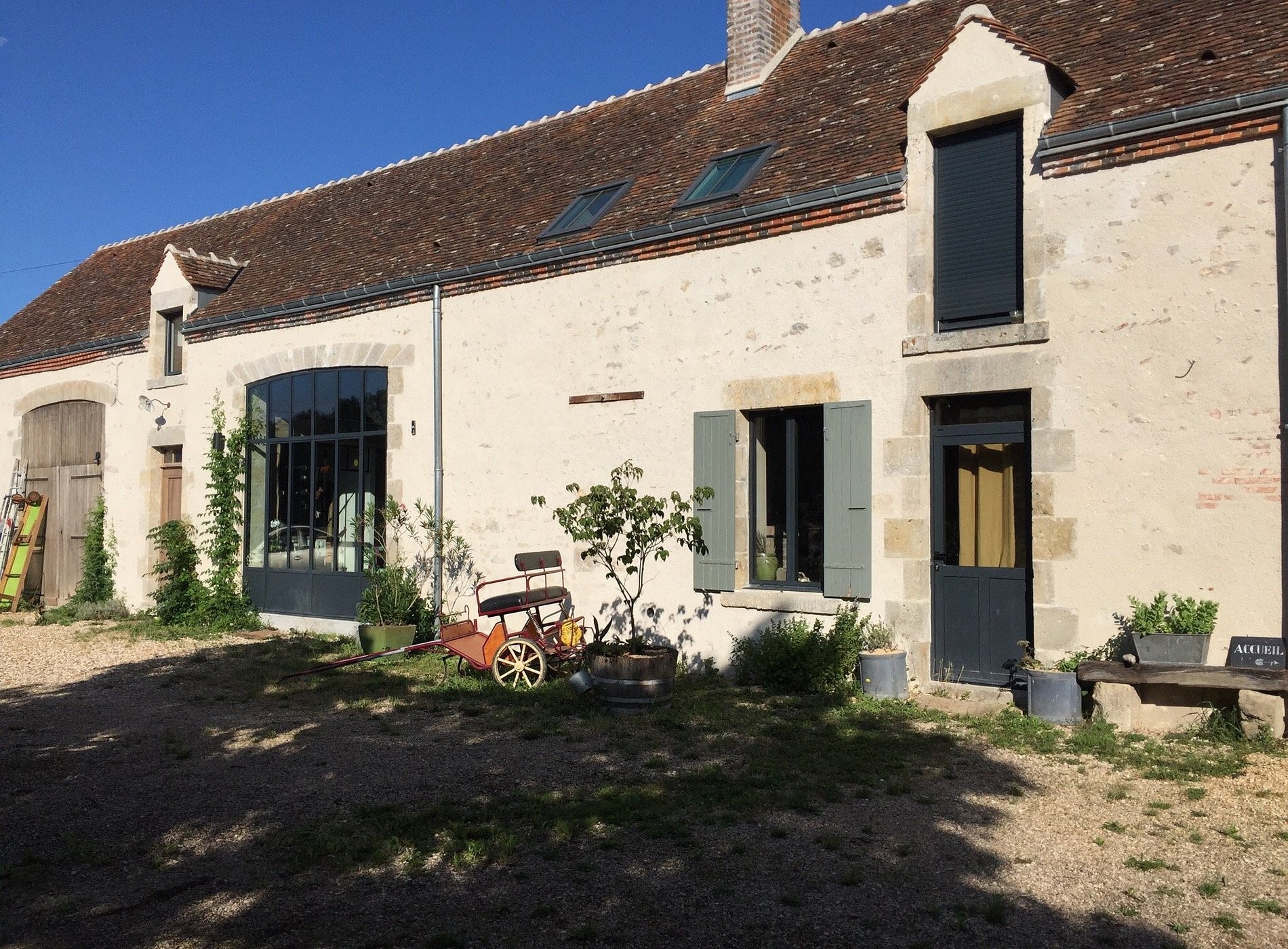 La Bonnée d'âne - Gîte et chambres d'hôtes écologiques, Chambre d'Hôtes à Germigny-des-Prés