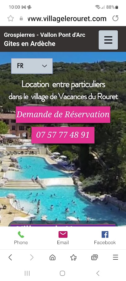 Le Rouret, Location De Vacances à Grospierres