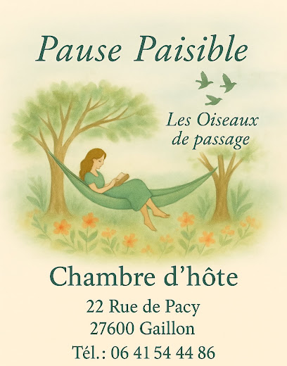 Les Oiseaux De Passage, Chambre D'hôtes à Gaillon