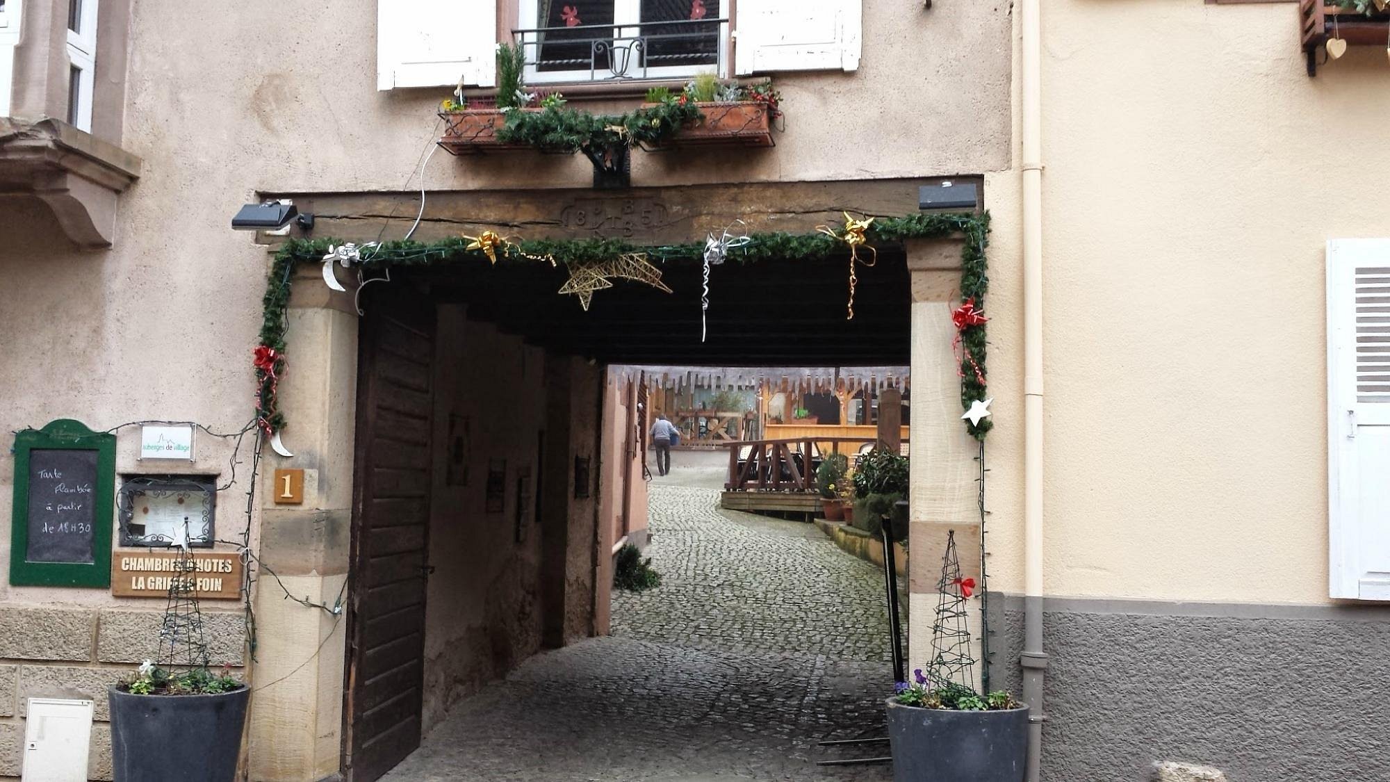 Chambres d'hôtes La Griffe à Foin, Chambre d'Hôtes à Mittelbergheim