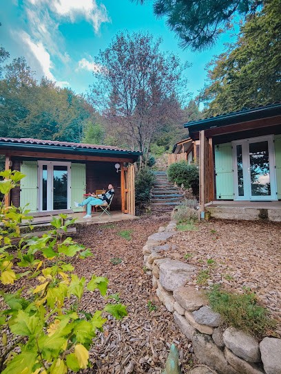 Le Moulin Des Druides - Chalets & Spa - Ardèche, Location de Vacances à Saint-Julien-du-Gua