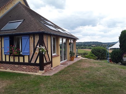 Les Volets Bleus, Chambre d'Hôtes aux Authieux-Papion