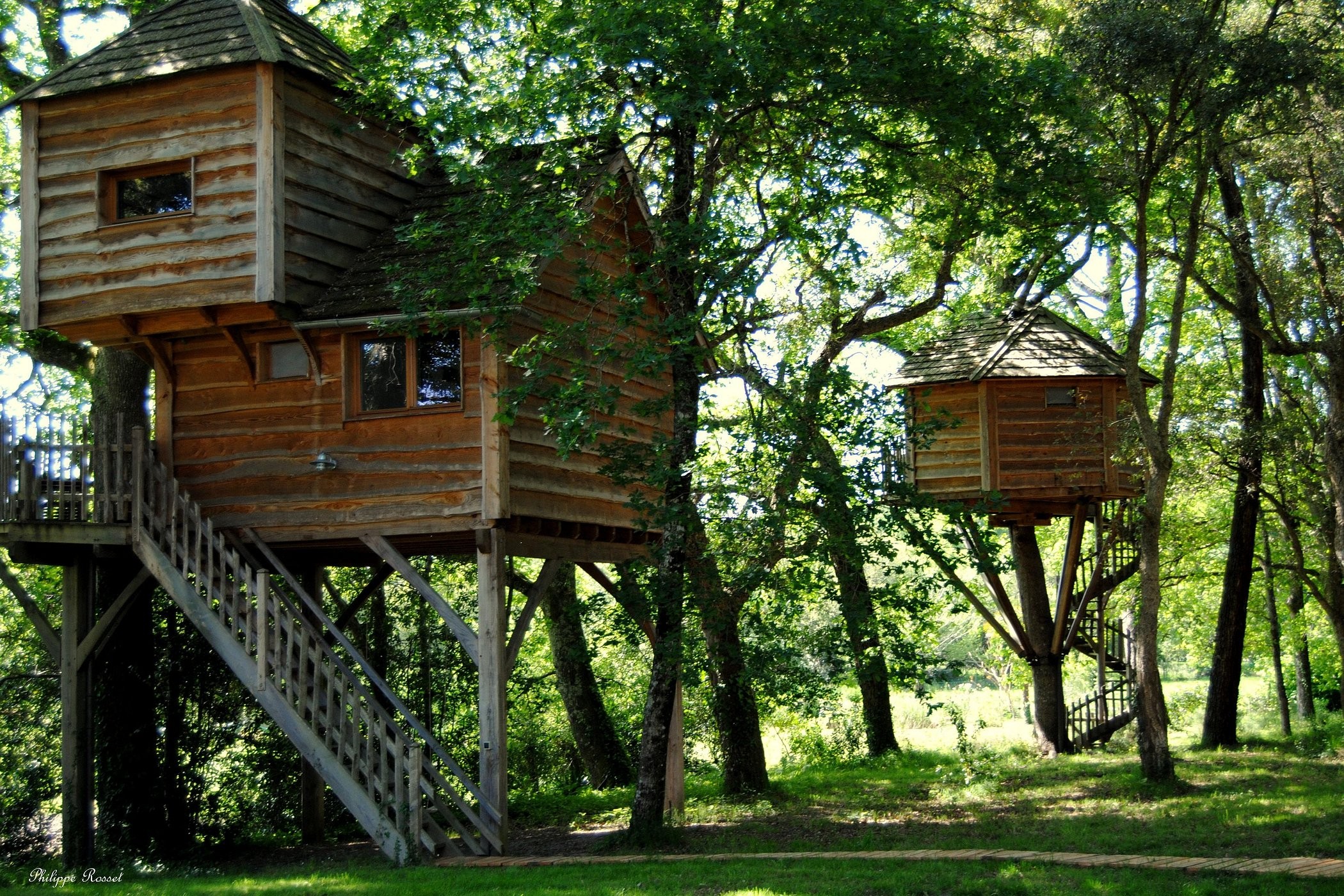 Les cabanes du Menoy, Chambre d'Hôtes à Léon