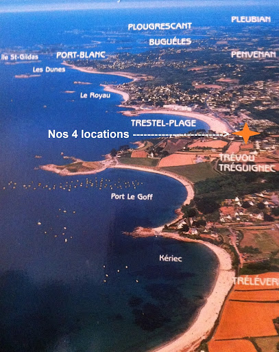 4 Locations 2P Vue Magnifique Plage De Trestel, 3Clévacances, Location De Vacances à Trévou-Tréguignec