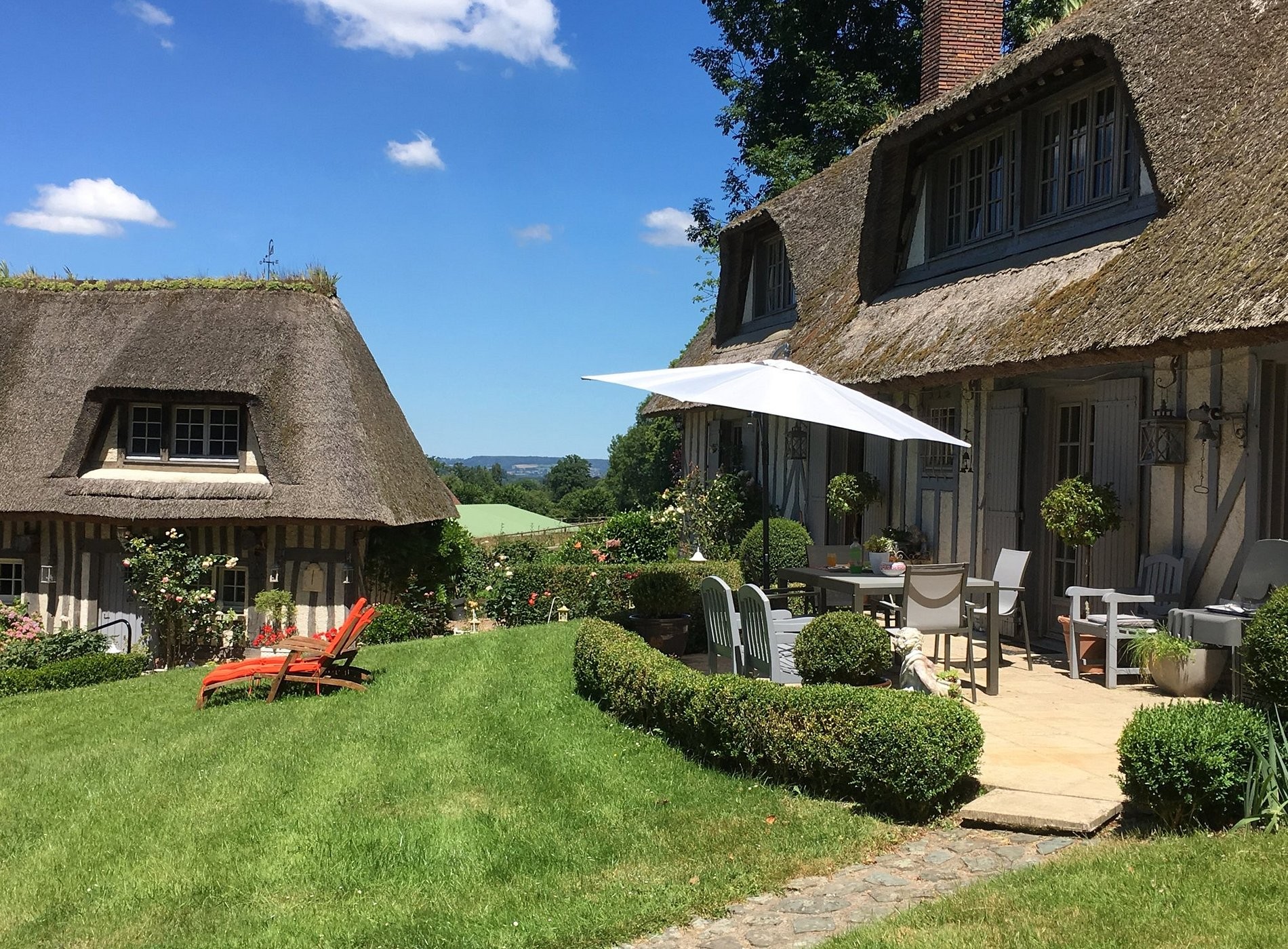 Chaumières Du Pays D'Auge, Chambre d'Hôtes au Breuil-en-Auge