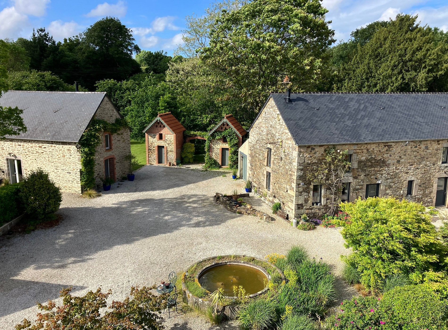 Au fil de l'eau Chambre Hortensia, Chambre d'Hôtes au Vast