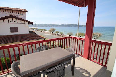 Résidence Itxasoa Location Studio Appartement Vacances Vue Plage Mer Océan, Location de Vacances à Hendaye