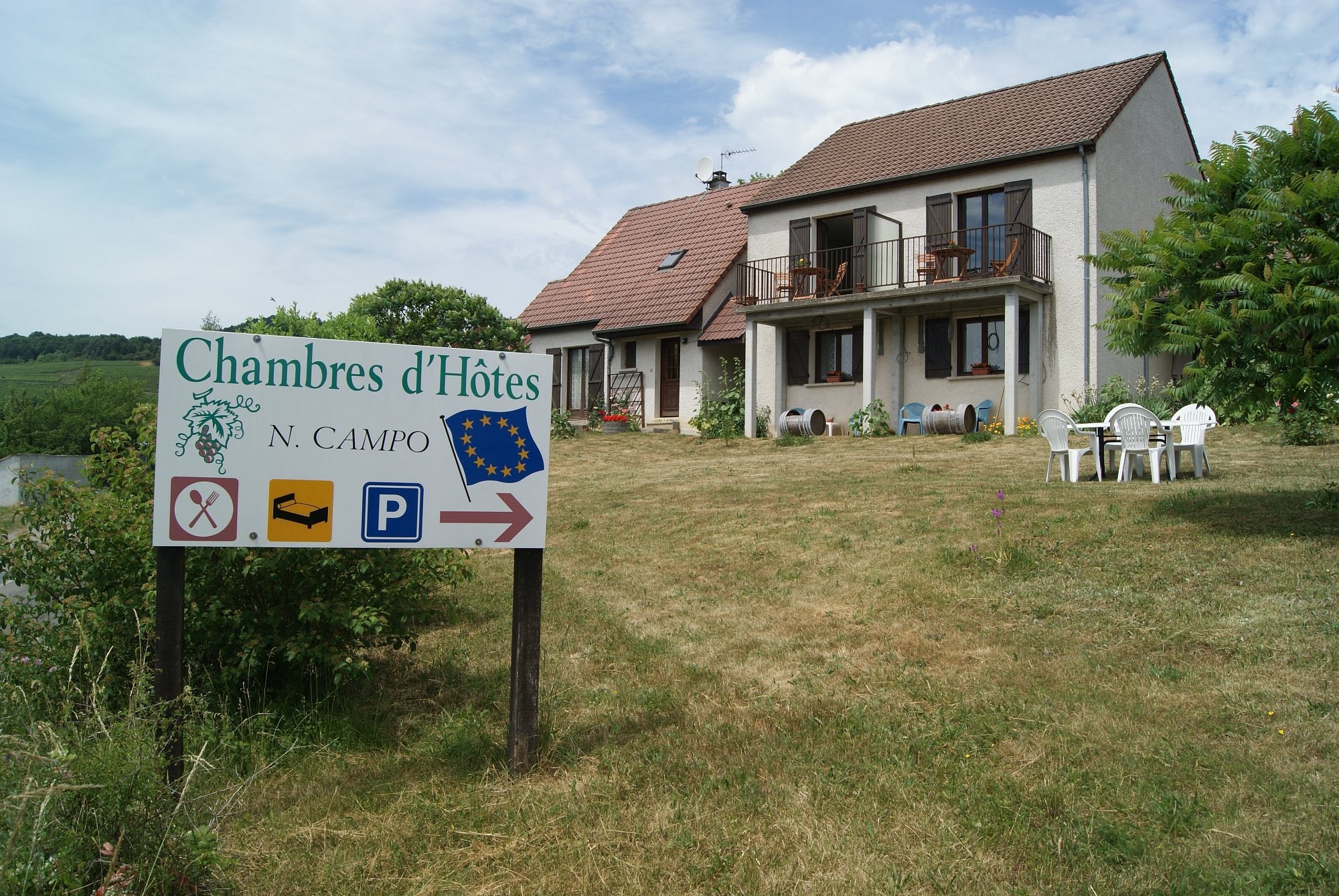 Campo Chambres D'hotes, Maison D'hôtes à Arcenant